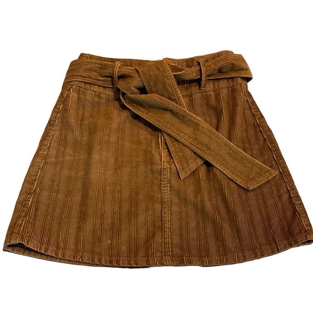 Rewash Brand Brown Corduroy Mini Skirt Size 5 / 27
